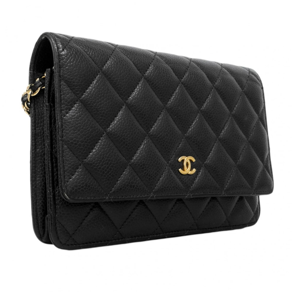 CHANEL Black Caviar Leather Wallet - Picture 2 of 11